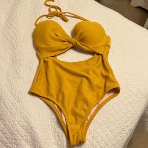 Yellow One Piece Shade & Shore Swimsuit